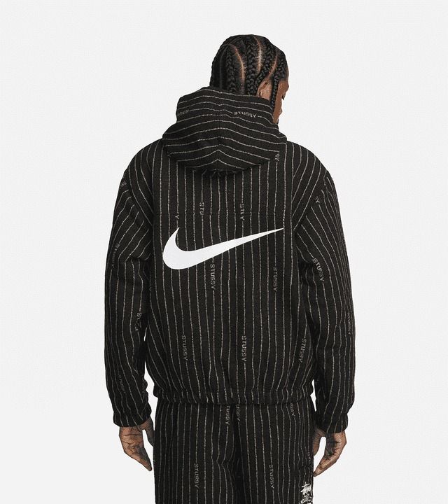 ☆大人気☆23SS Stussy X Nike Striped Wool Jacket (STUSSY