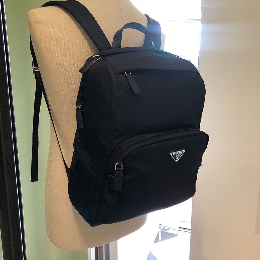 累積売上第1位【PRADA☆プラダ】Re-Nylon xレザー バックパック