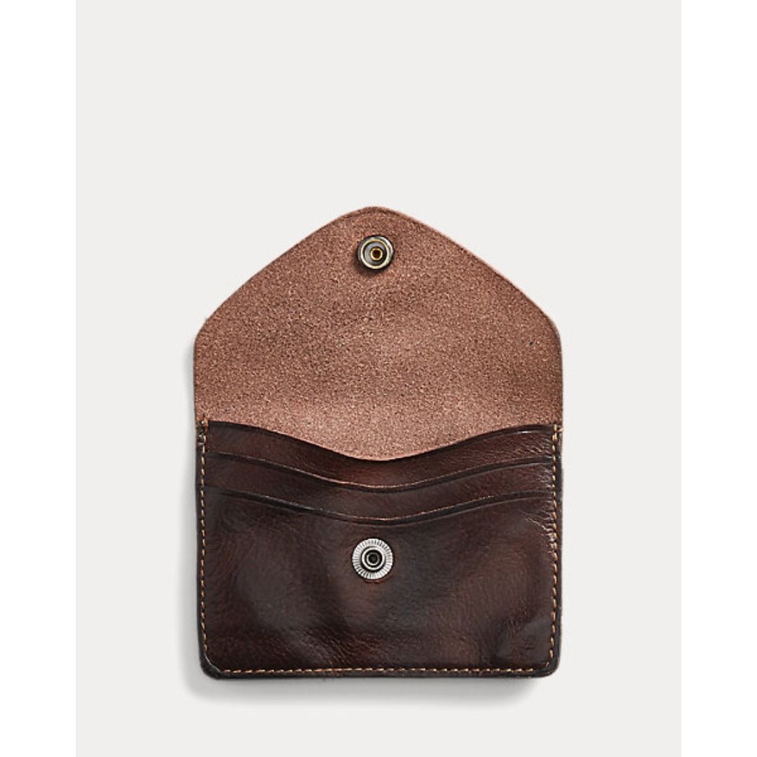 ヴィンテージ仕上げ【RRL by RALPH LAUREN】Leather Card Case (RRL