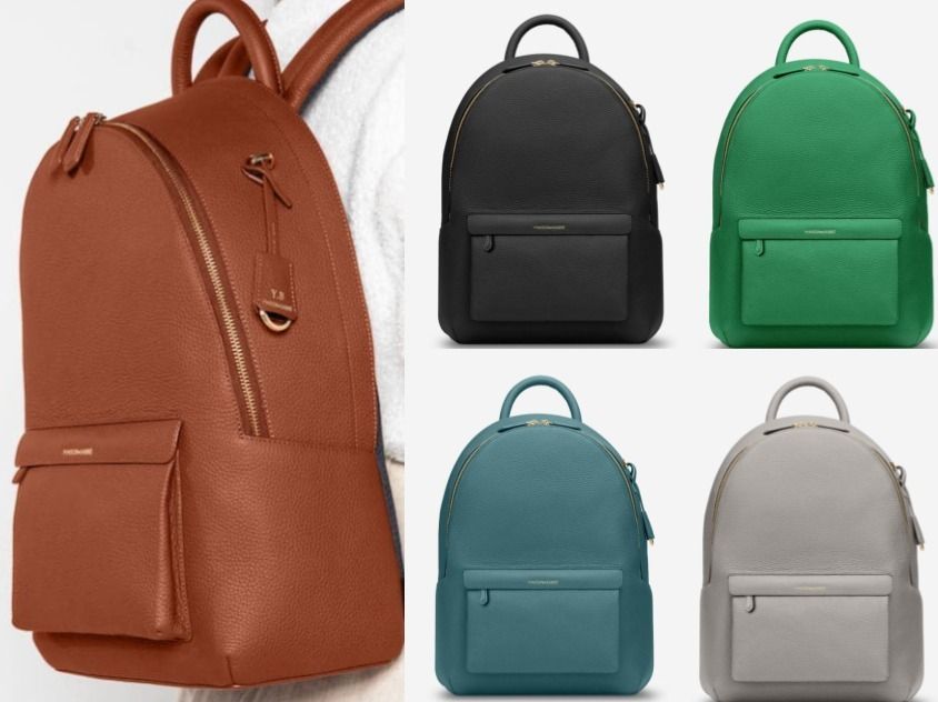 快適 軽量 レザー☆MAISON de SABRE☆ラップトップ バックパック