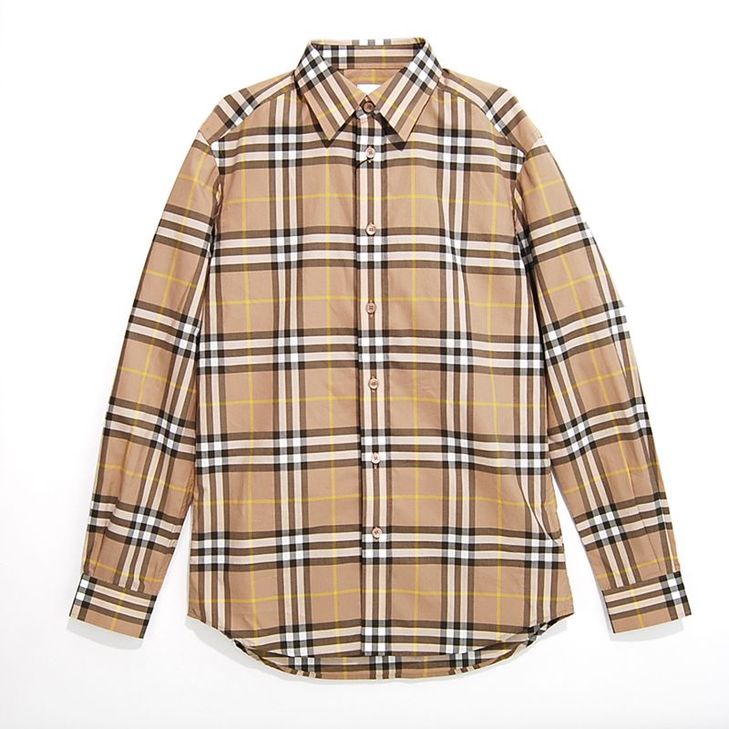 関税負担なし☆Burberry バーバリー チェック コットンシャツ