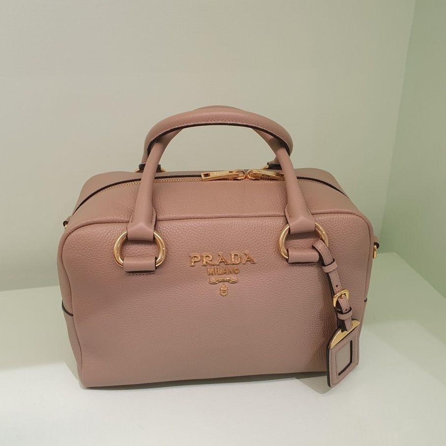 セール】プラダ2Wayミニボストンバッググレインレザー☆1BB086 (PRADA