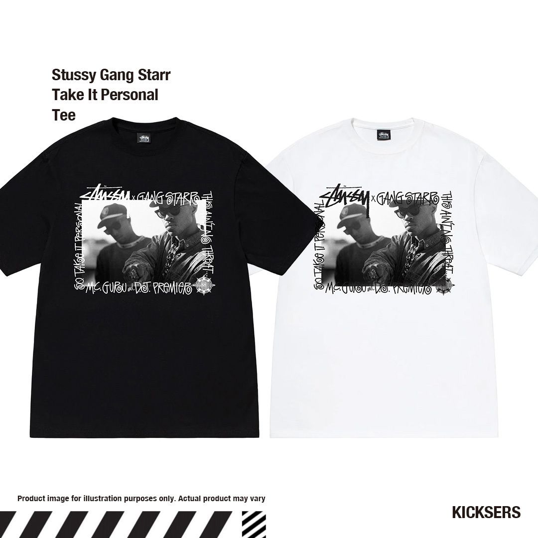 Stussy Gang Starr ステューシーギャングスタークルーTシャツ (STUSSY