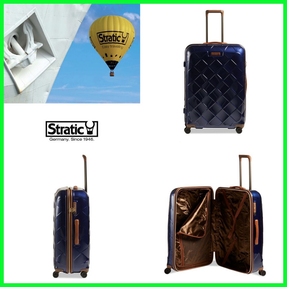 ドイツ ブランド/Stratic]☆LEATHER&MORE L 29inch☆Blue☆ (スーツ