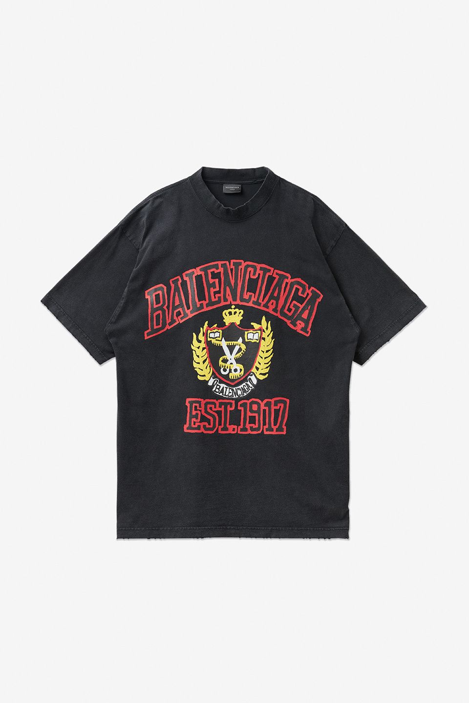 BALENCIAGA》 739784 TOVK1 1055 ミディアム フィット Tシャツ