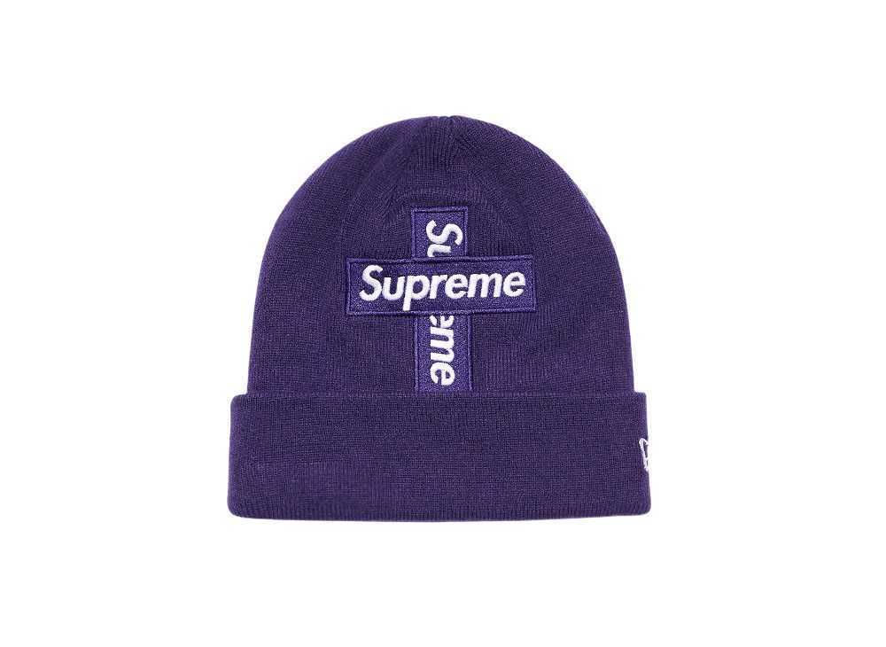 20 FW Supreme × New Era Cross Box Logo Beanie SUP-FW20-132