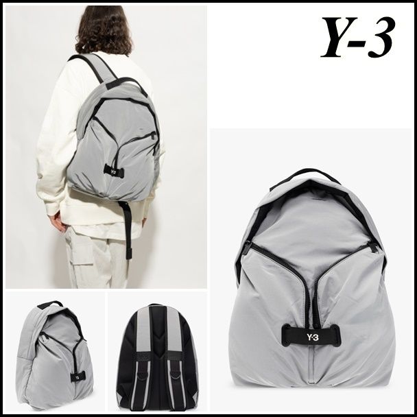 関税込】新作◇Y-3 ワイスリー◇TECH ロゴ バックパック (Y-3/バック