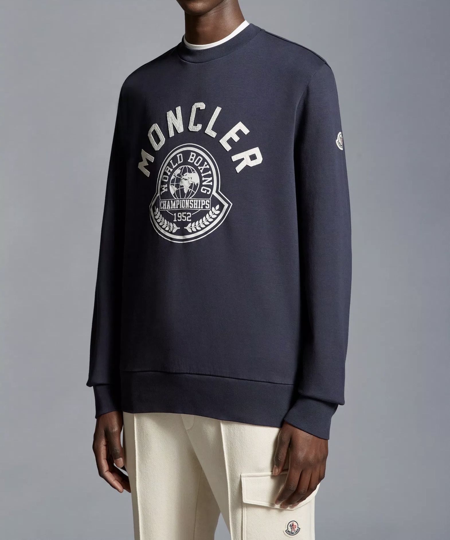 MONCLER】プリントモチーフスウェットシャツ (MONCLER/スウェット