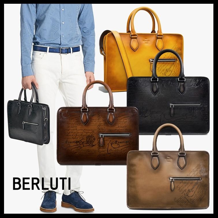 ベルルッティ ブリーフケース アンジュール スモール スクリット