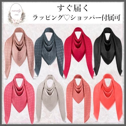 肌色を引き立てるカラーが特徴♪】ルイヴィトン ショール (Louis