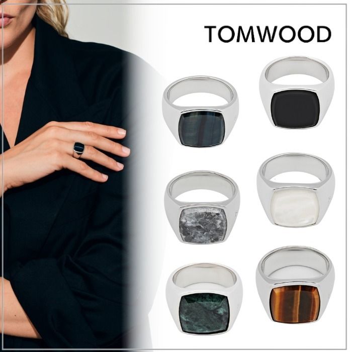 男女兼用】Tom Woodトムウッド クッション シグネットリング (Tom Wood