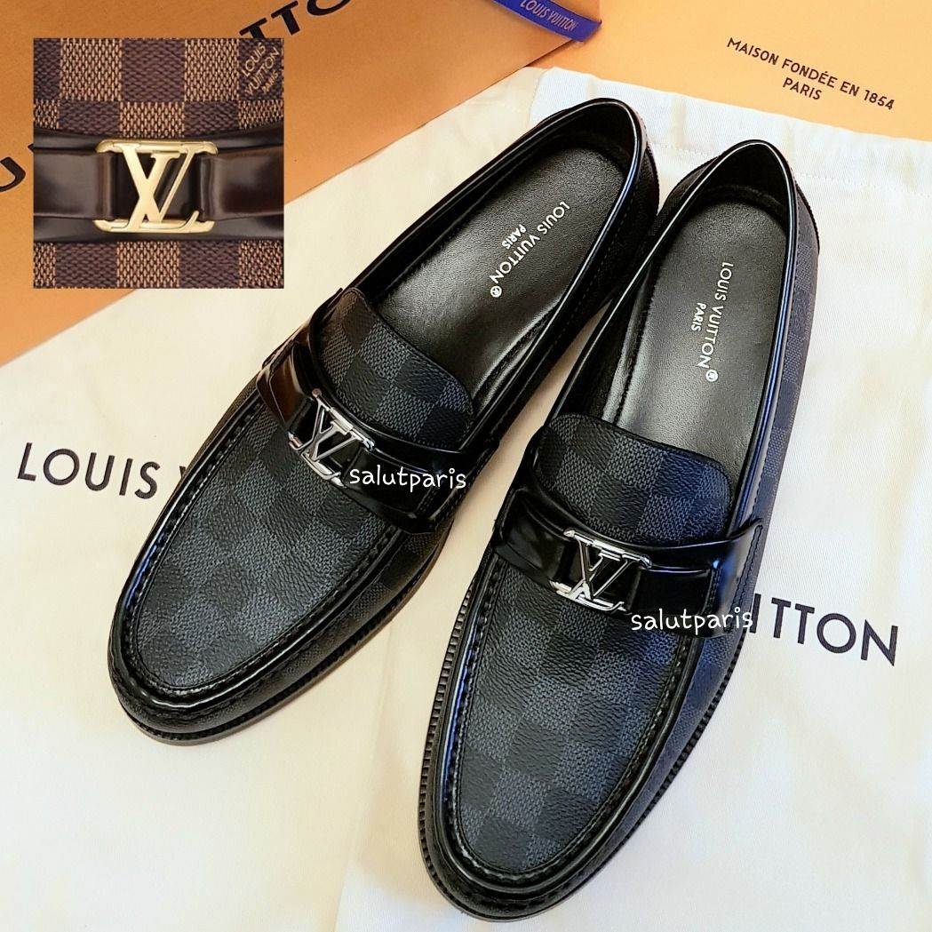 送料込*ルイヴィトン【メジャーローファー】ダミエキャンバス (Louis