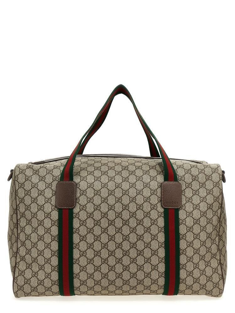 23新作 グッチ ウェビング付きトラベルバッグ Lサイズ (GUCCI/ボストン