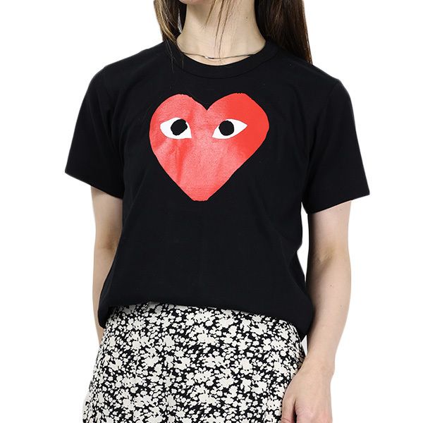 COMME des GARCONS コムデギャルソン Tシャツ 半袖 ロゴ ハート (COMME