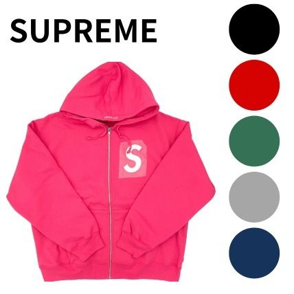23AW Week3 SUPREME S LOGO ZIP UP HOODED SWEATSHIRT (Supreme