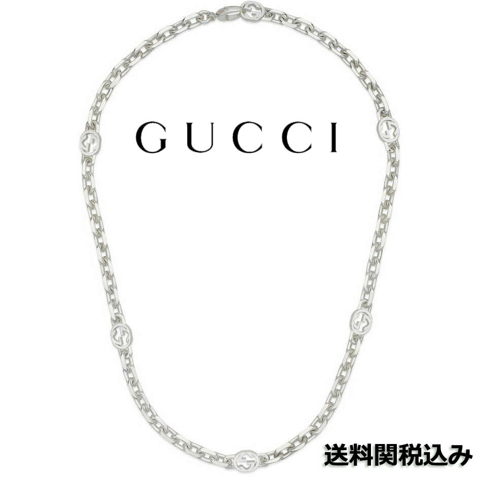 税送込】GUCCI インターロッキングG チェーンネックレス 759703 (GUCCI