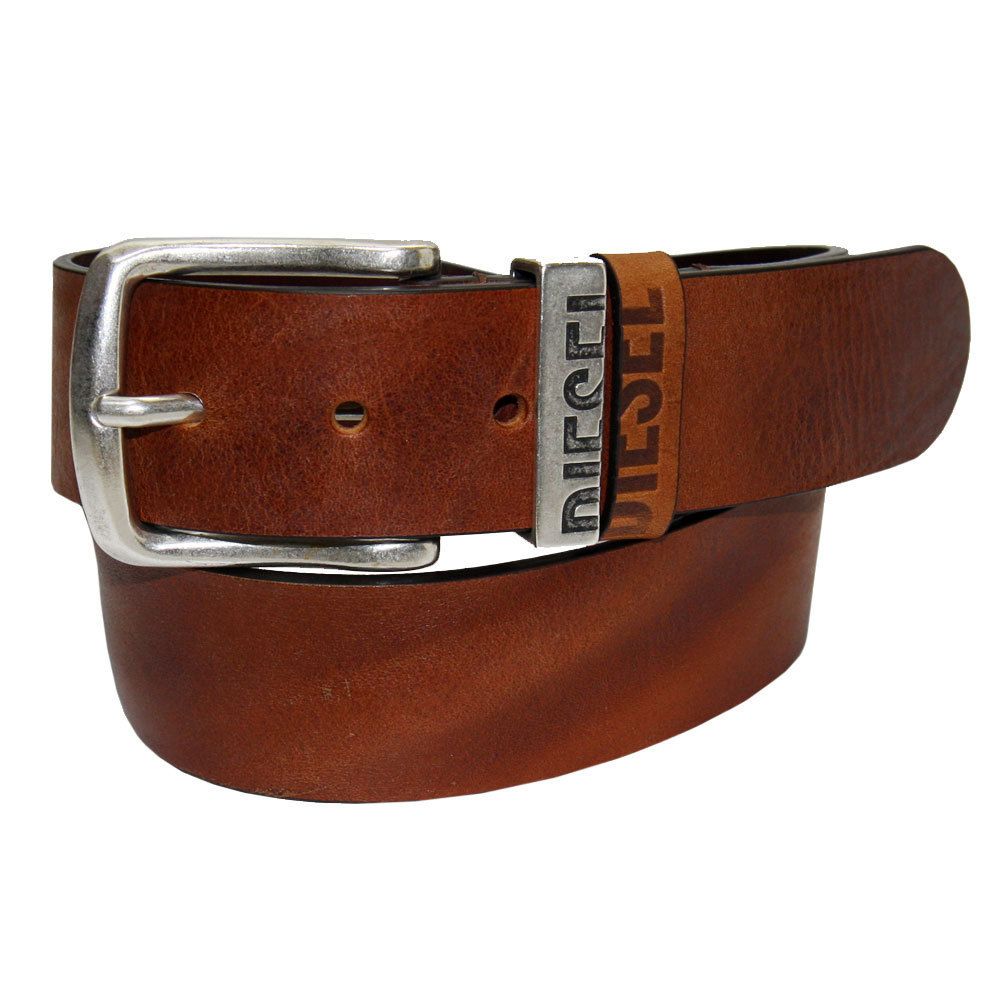 DIESEL ディーゼル ベルト ブラウン X08506 PS142 T2253 (DIESEL