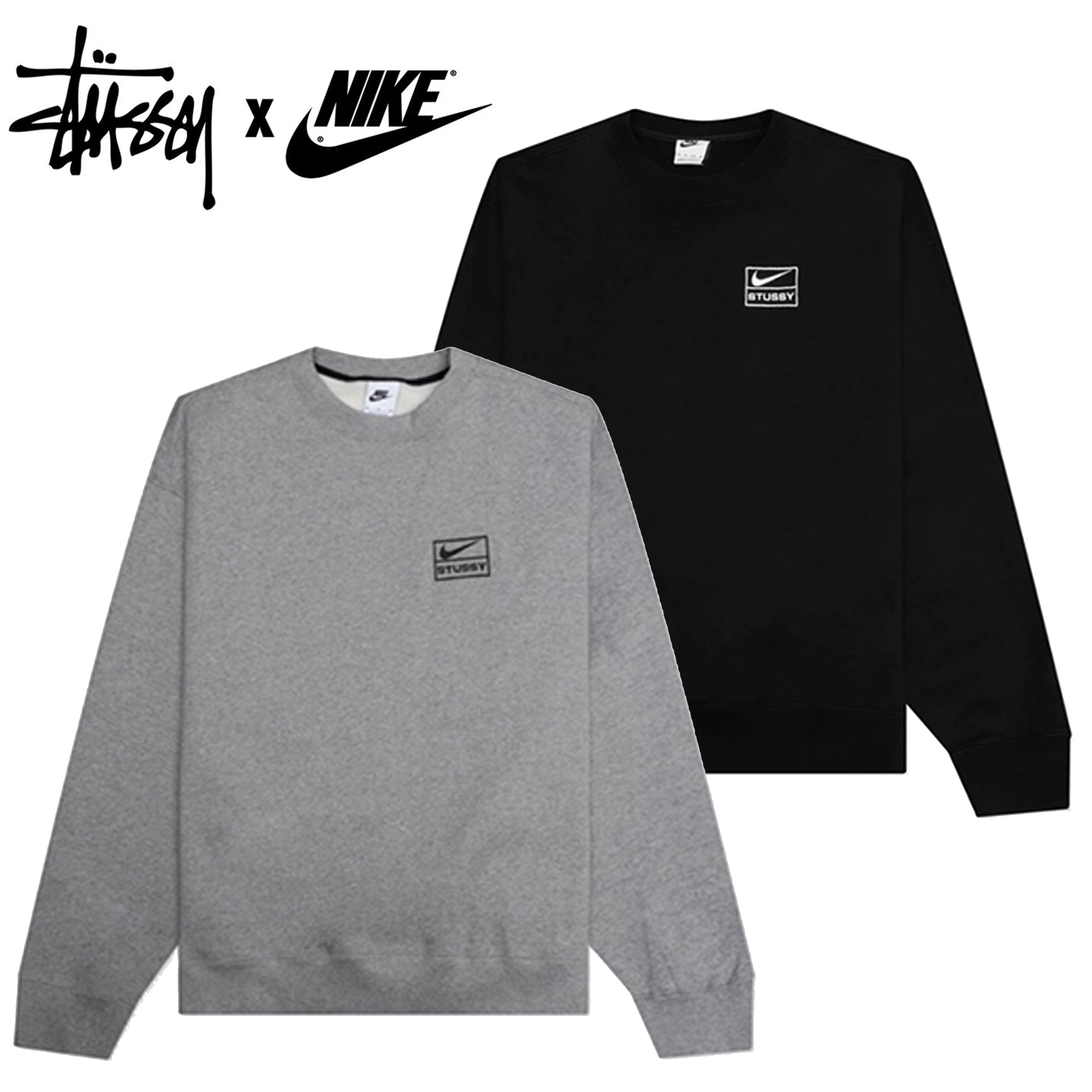 ☆NIKE☆Nike x Stussy Washed・NRG Fleece Crewneck☆関税込☆ (Nike
