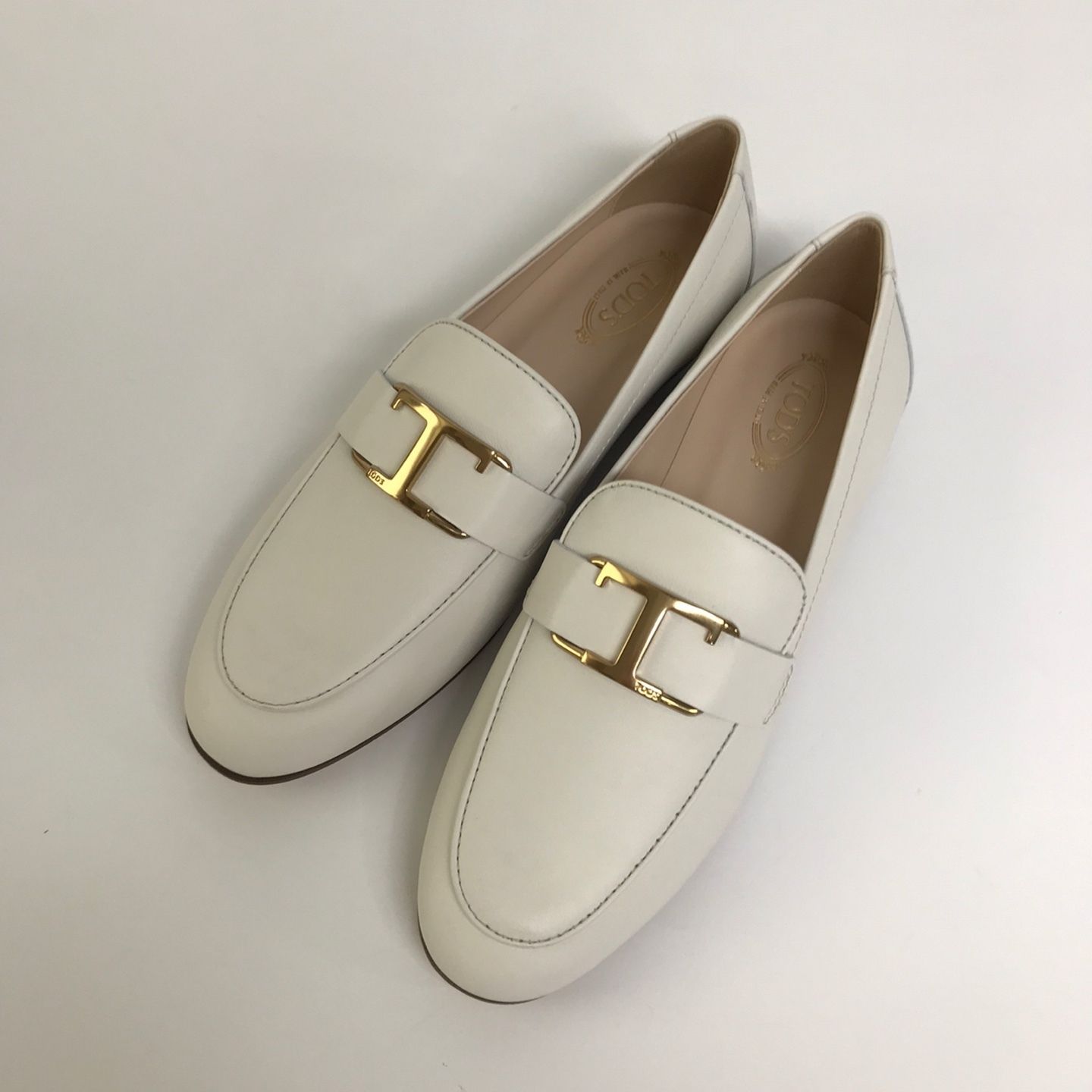 TOD'S☆関税込 T タイムレス レザー レディース ローファー (TOD'S