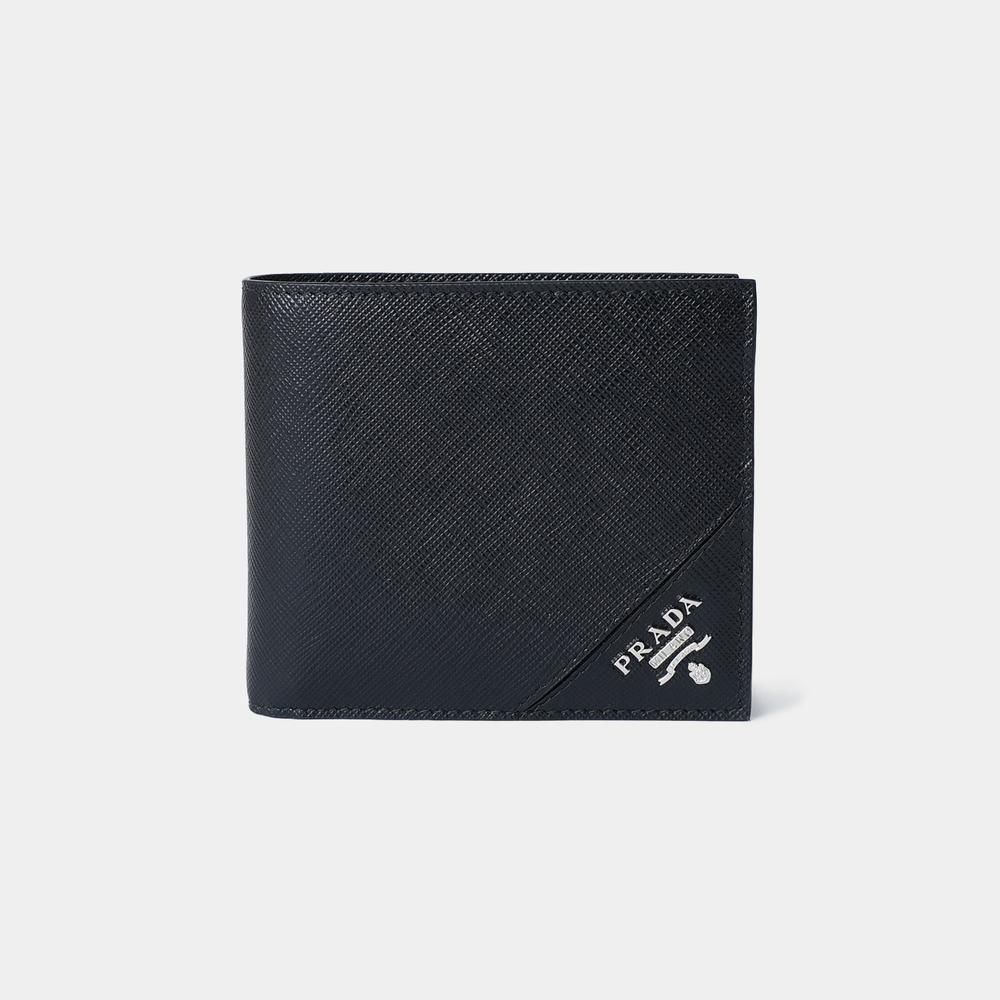 PRADA コインポケット付 サフィアーノレザー 財布 (PRADA/折りたたみ