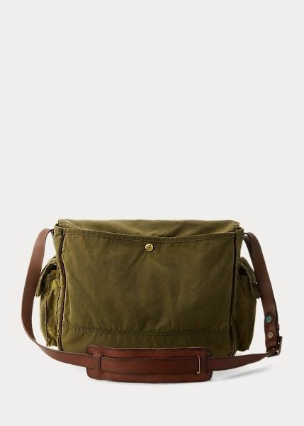 NEW【RRL by RalphLauren】オイルクロス メッセンジャー バッグ (RRL