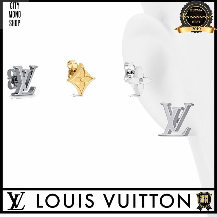 SALE]ヴィトン Vuitton レア ピアスLV インスティンクト (Louis