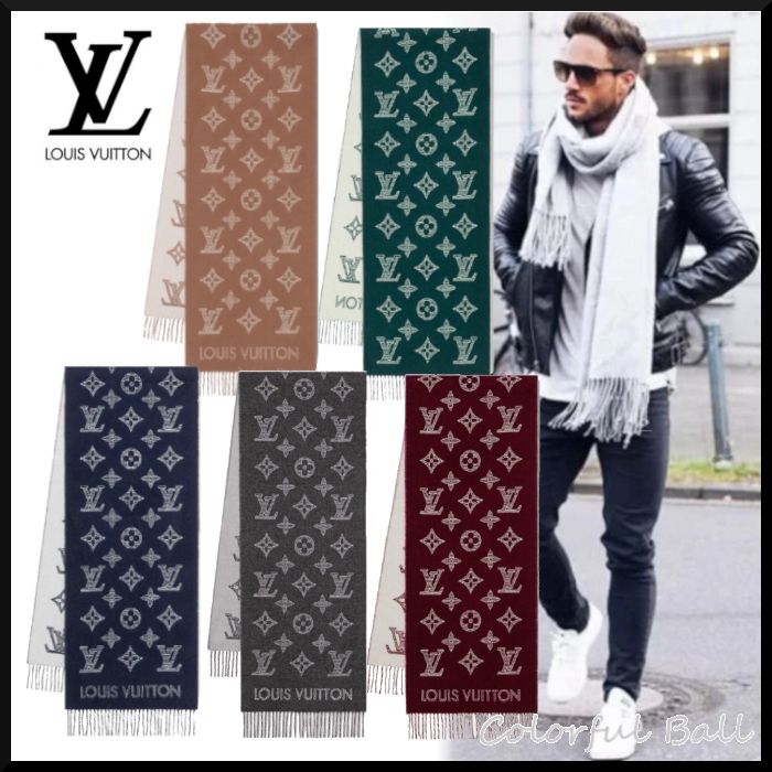 メンズに大人気】Louis Vuitton マフラー モノグラム (Louis Vuitton