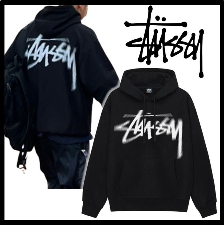 ☆関税込☆Stussy☆Stussy Dizzy Stock Hoodie☆Black (STUSSY