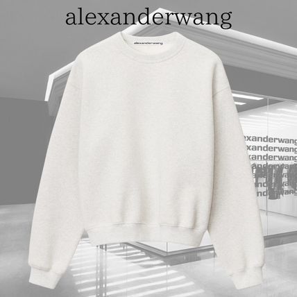 Alexander Wang】デンスフリース クルーネック プルオーバー