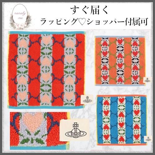 ギフトにピッタリ♡】ヴィヴィアン タオルハンカチ (Vivienne Westwood