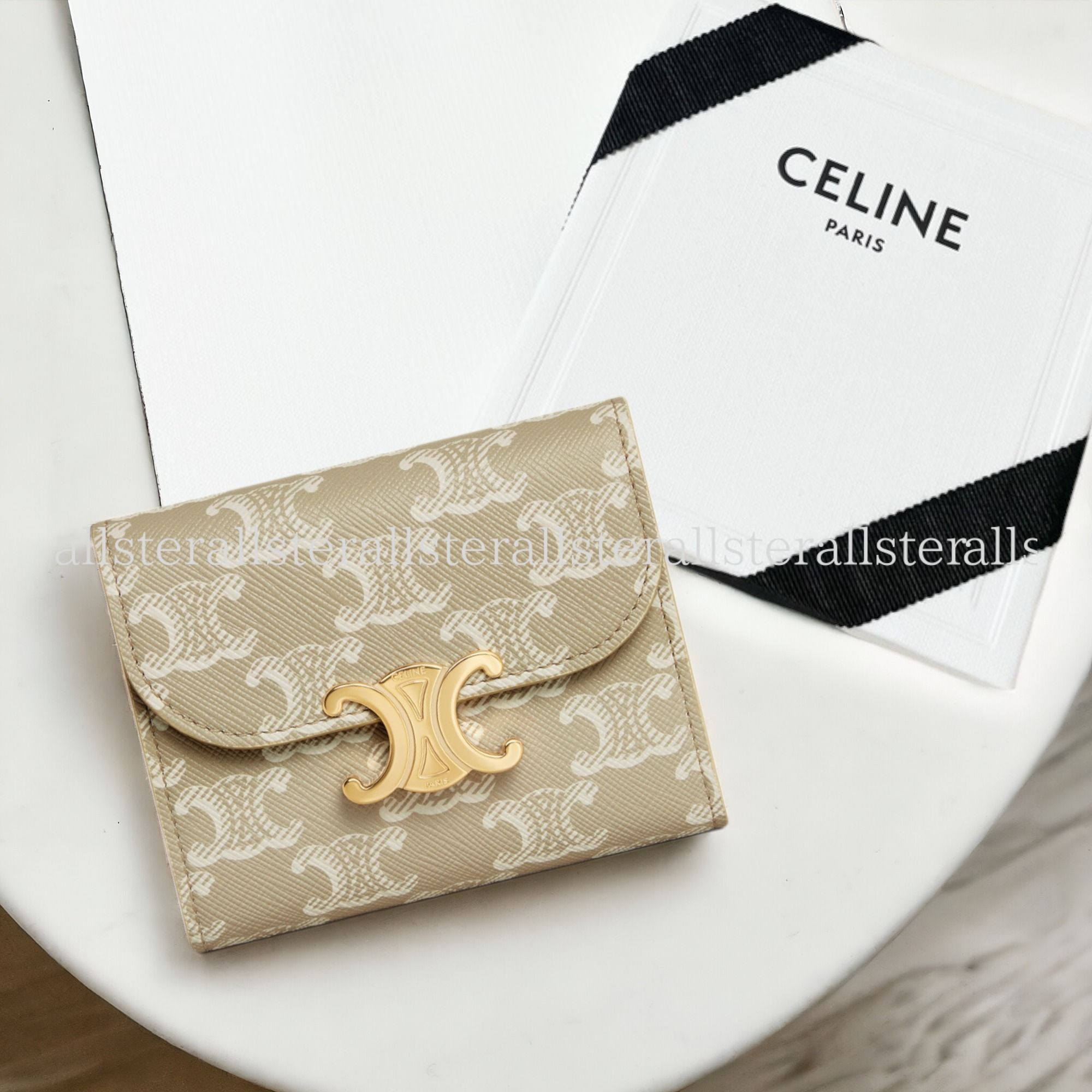 CELINE セリーヌ トリオンフキャンバス 3つ折り コンパクト財布
