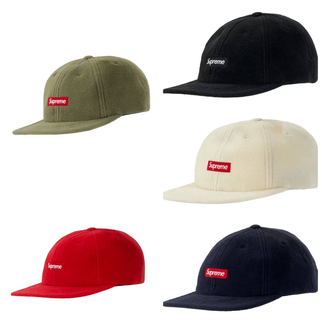 シュプリーム☆スモールボックスロゴキャップ☆Polartec Box (Supreme