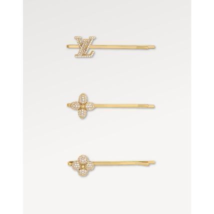 アレンジを楽しめる♪】ルイヴィトン ヘアピン 3点セット (Louis