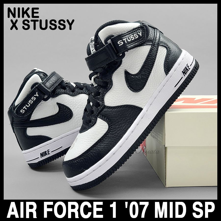 ☆NIKE KIDS x STUSSY☆AIR FORCE 1 '07 MID SP☆追跡付 (Nike/キッズ