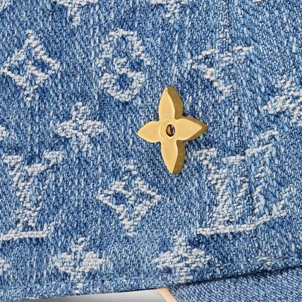 上品カジュアル☆】ルイヴィトン キャップ モノグラムデニム (Louis