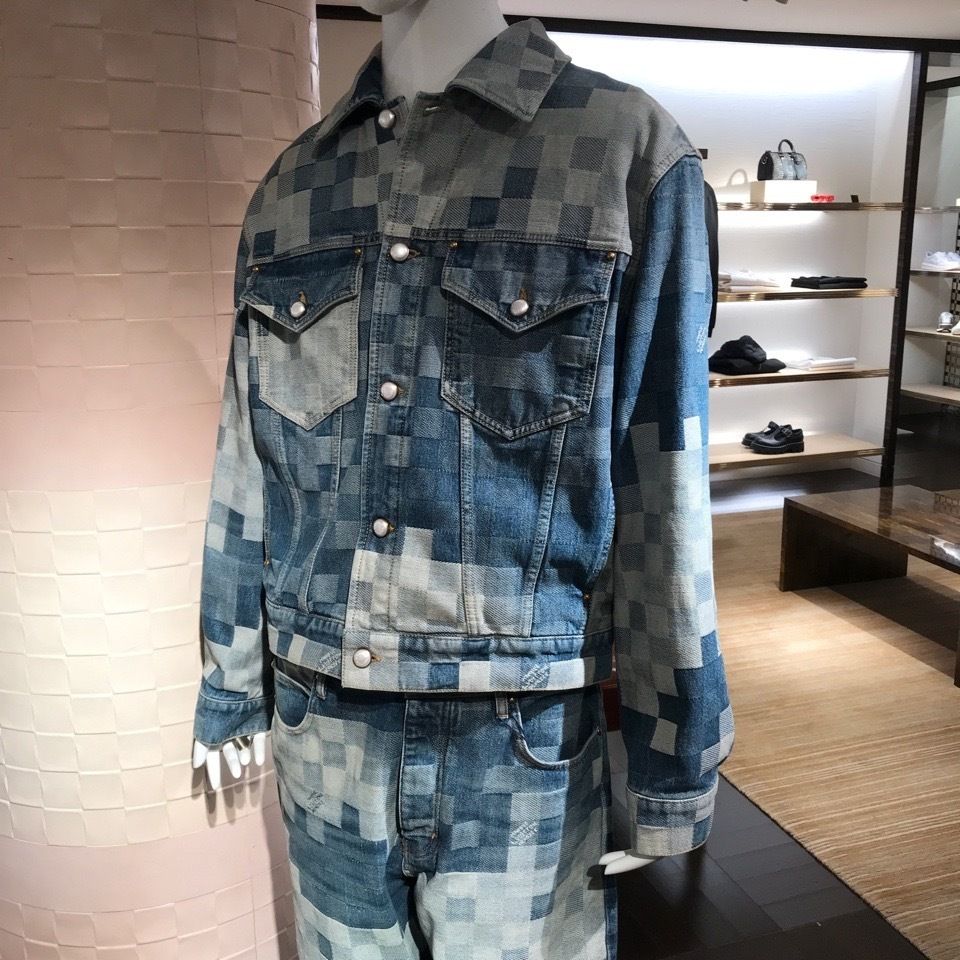 Louis Vuitton】ダミエクラシックデニムジャケット (Louis Vuitton