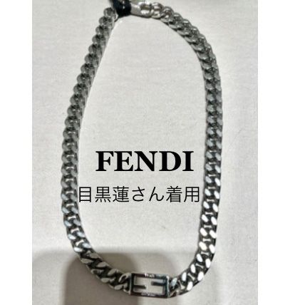 FENDI フェンディ バゲット ネックレス シルバー (FENDI/ネックレス