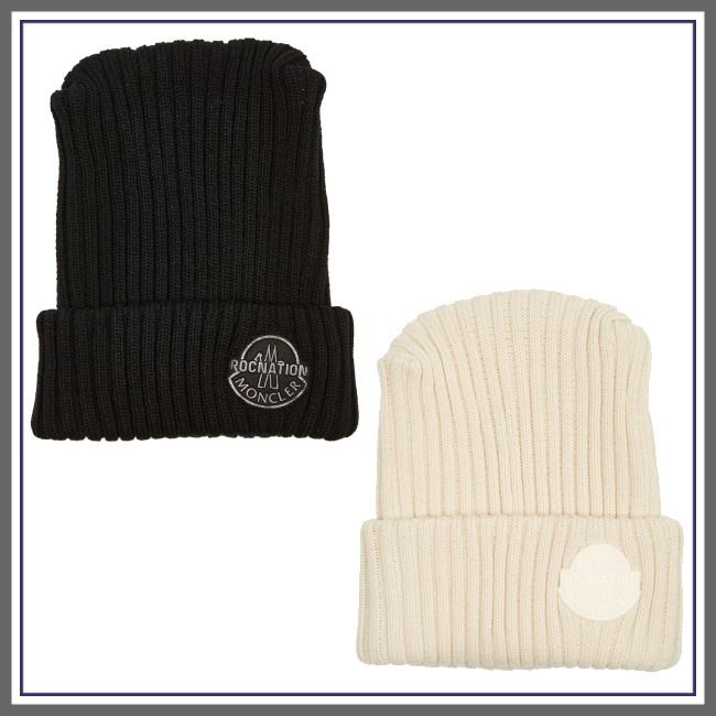 モンクレールジーニアス Roc Nation JAY-Z ニットキャップ (MONCLER