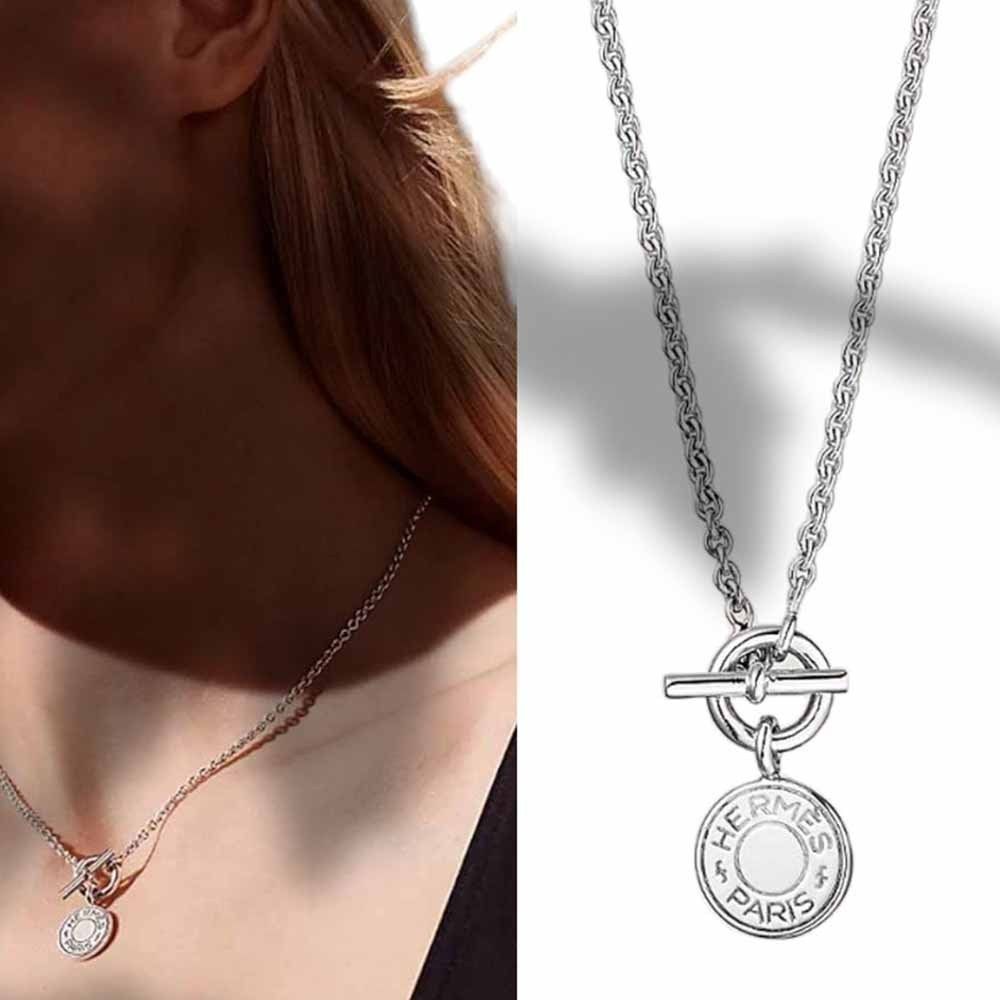 HERMES Pendente Amulettes H Ex-Libris (HERMES/ネックレス