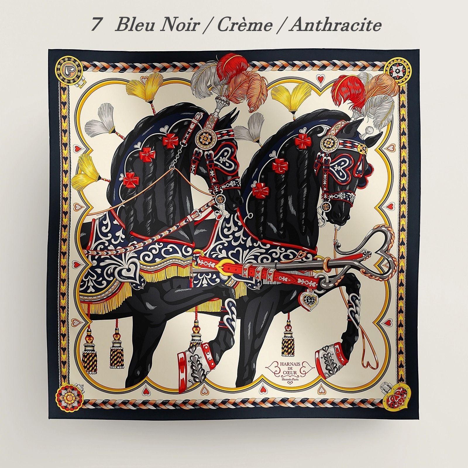 HERMES】野村大輔氏デザイン☆カレ90 (HERMES/スカーフ) H004090S 13