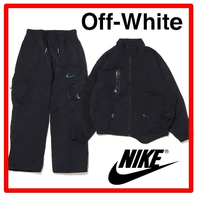 ☆韓国の人気☆Nike x Off-White NRG Track Jacket Black☆ (Nike