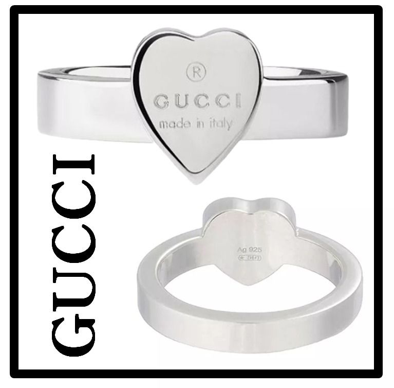 ☆送料・関税込☆GUCCI☆ハート 指輪 リング☆HEART RING☆ (GUCCI