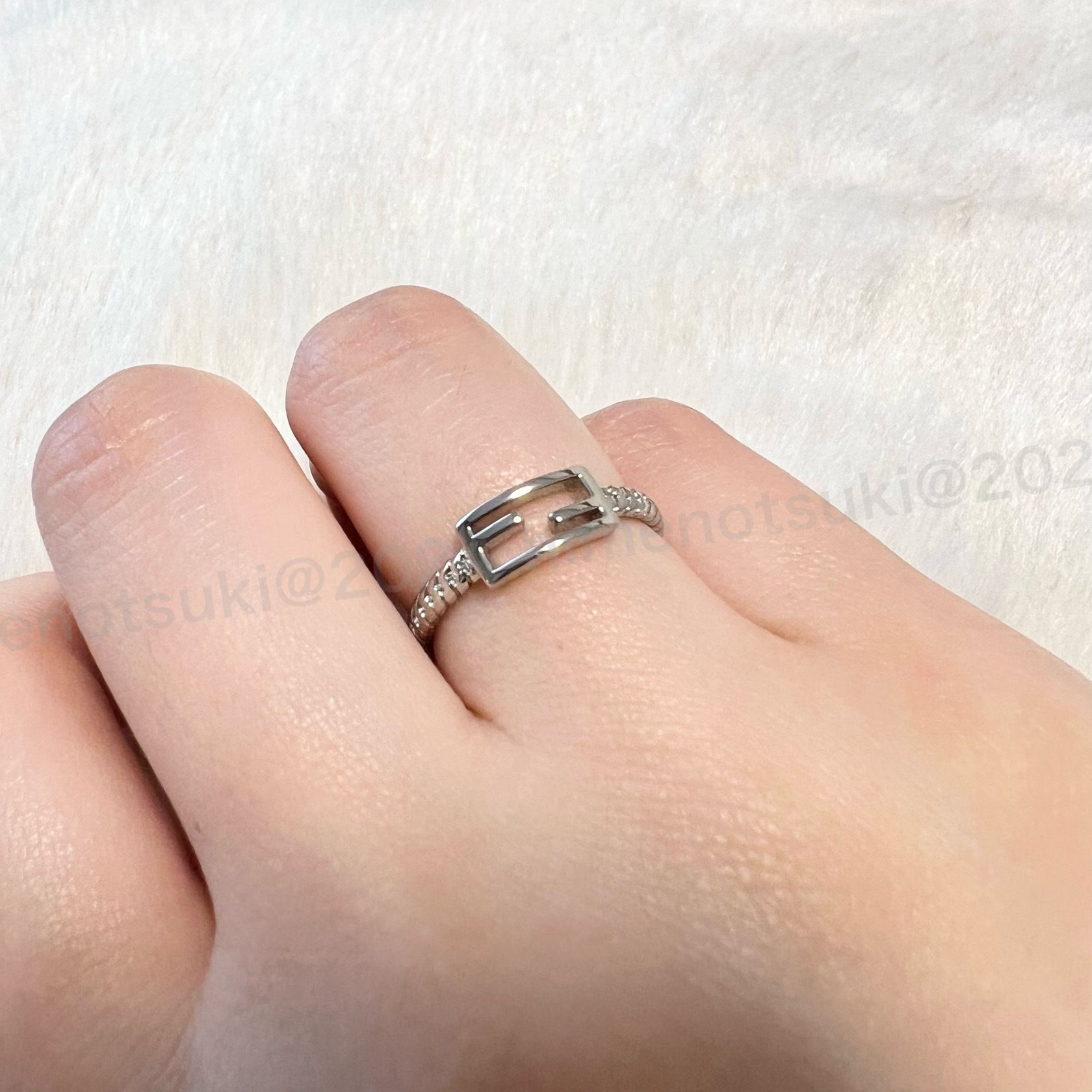 FENDI FFバゲット リング 指輪 ギフトにも (FENDI/指輪・リング