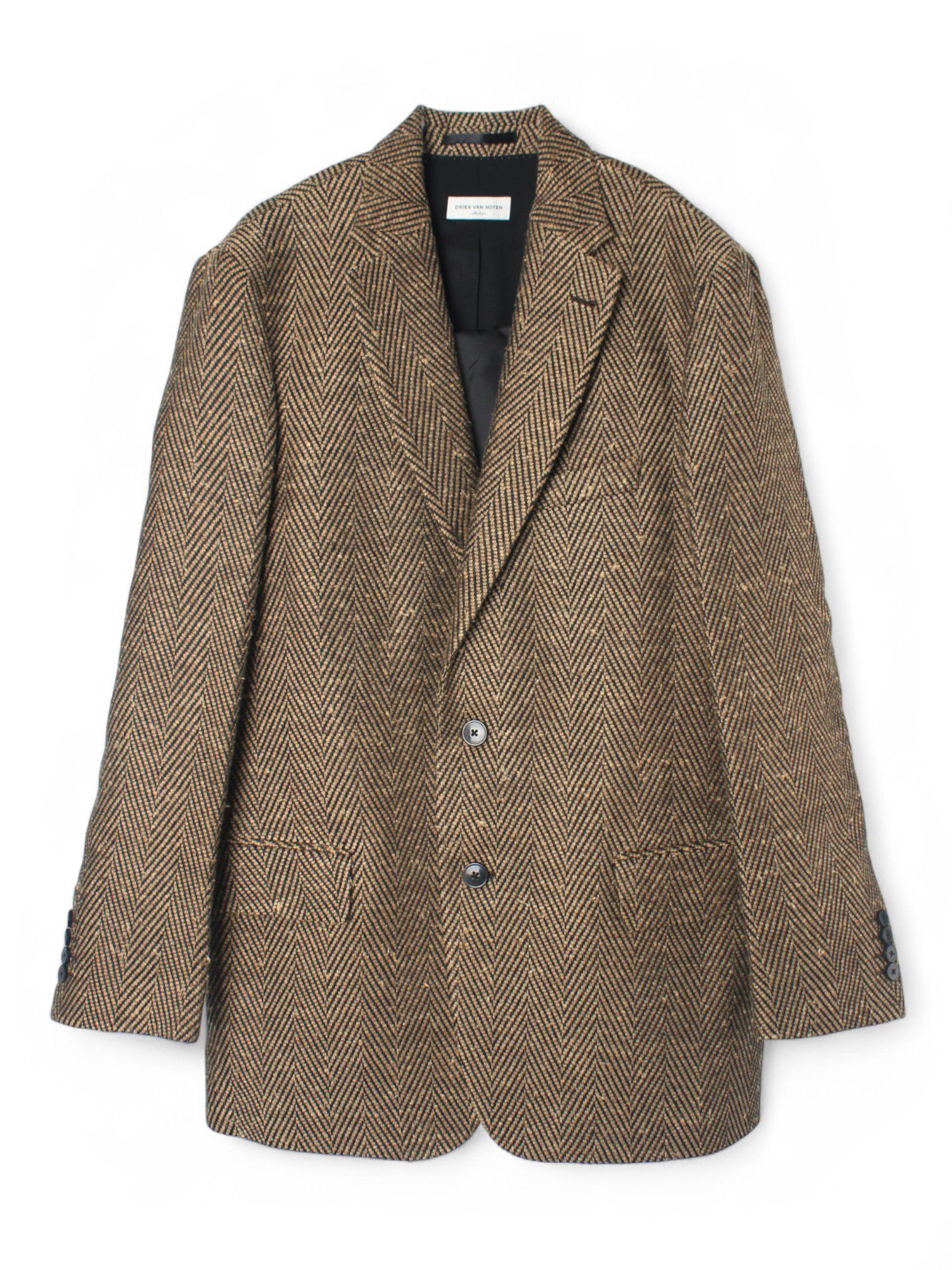 DRIES VAN NOTEN | BLUNT LINEN-BLEND JACKET ジャケット (Dries Van