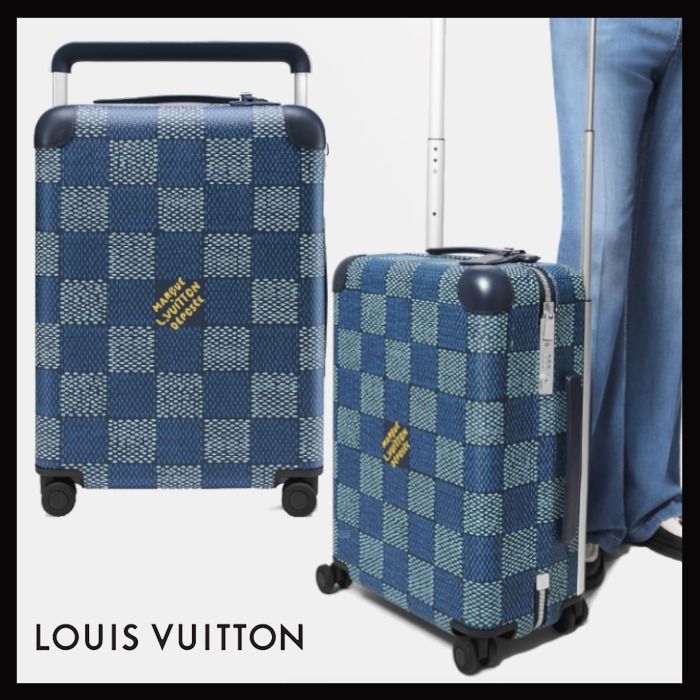 Louis Vuitton スーツケース《ホライゾン55》青 ダミエ DHL 直営