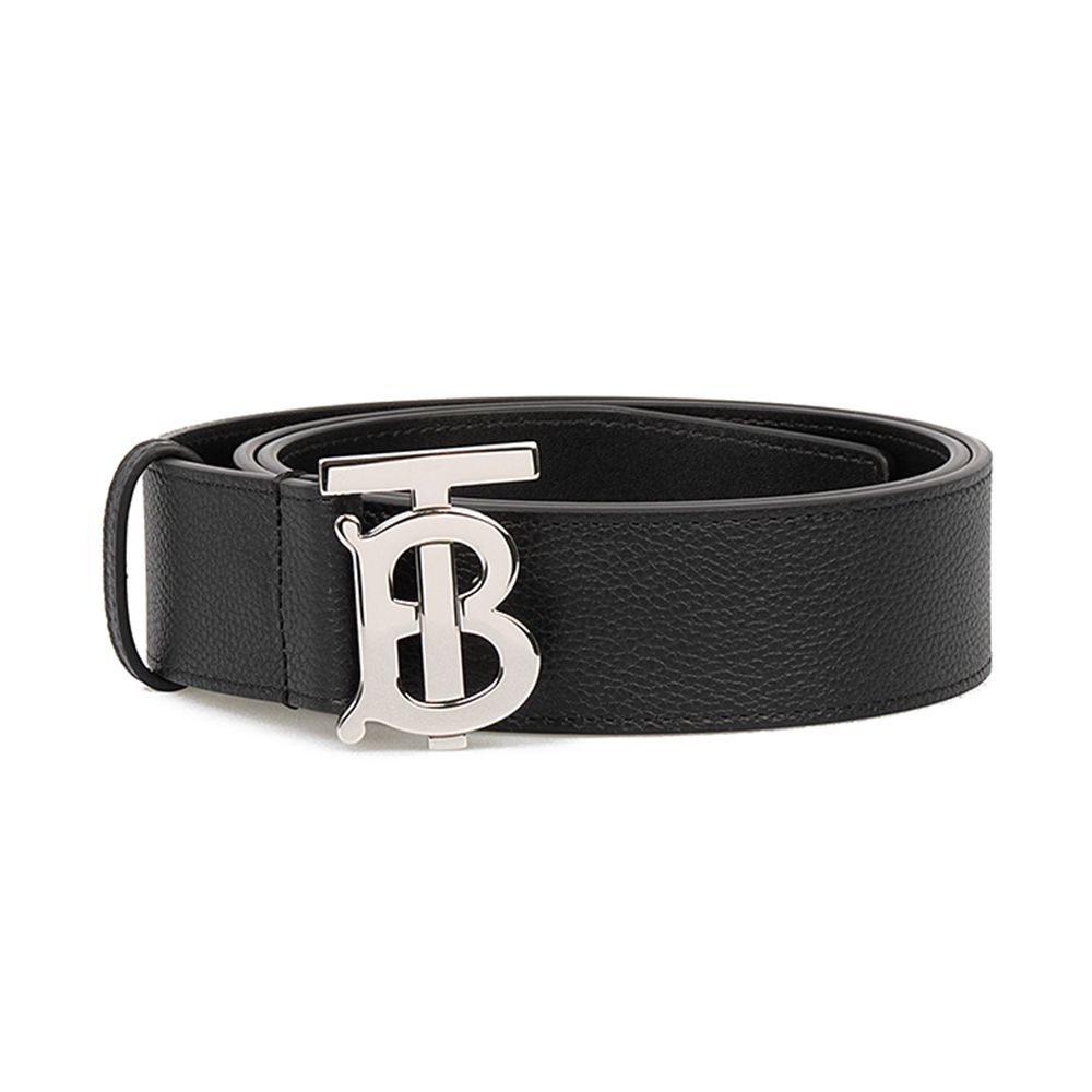 関税負担なし☆Burberry バーバリー TB ロゴ レザー ベルト (Burberry