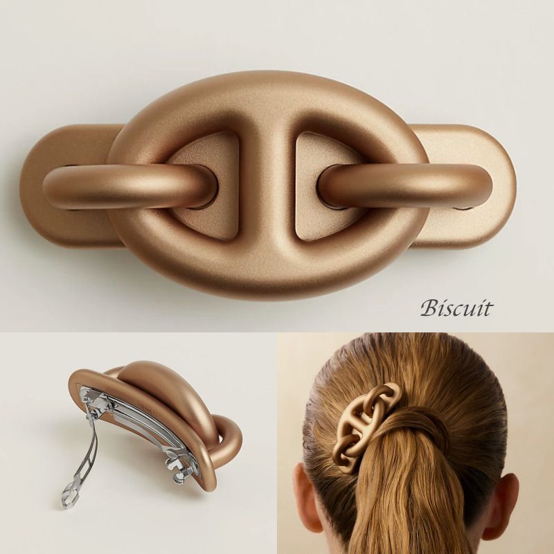 輝】HERMESエルメス バレッタ トリマイヨンPMシェーヌダンクル (HERMES