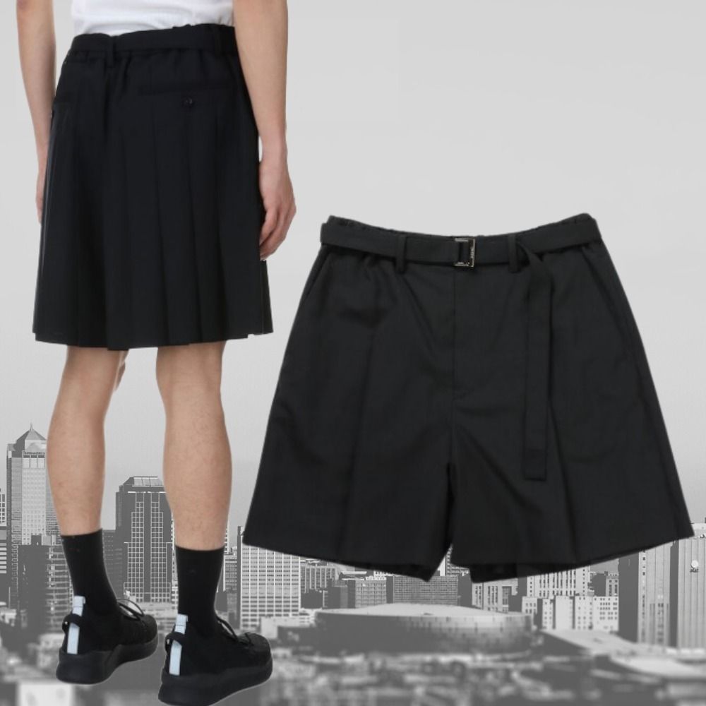 プリーツ♪ショートパンツ sacai Suiting Shorts ショートパンツ