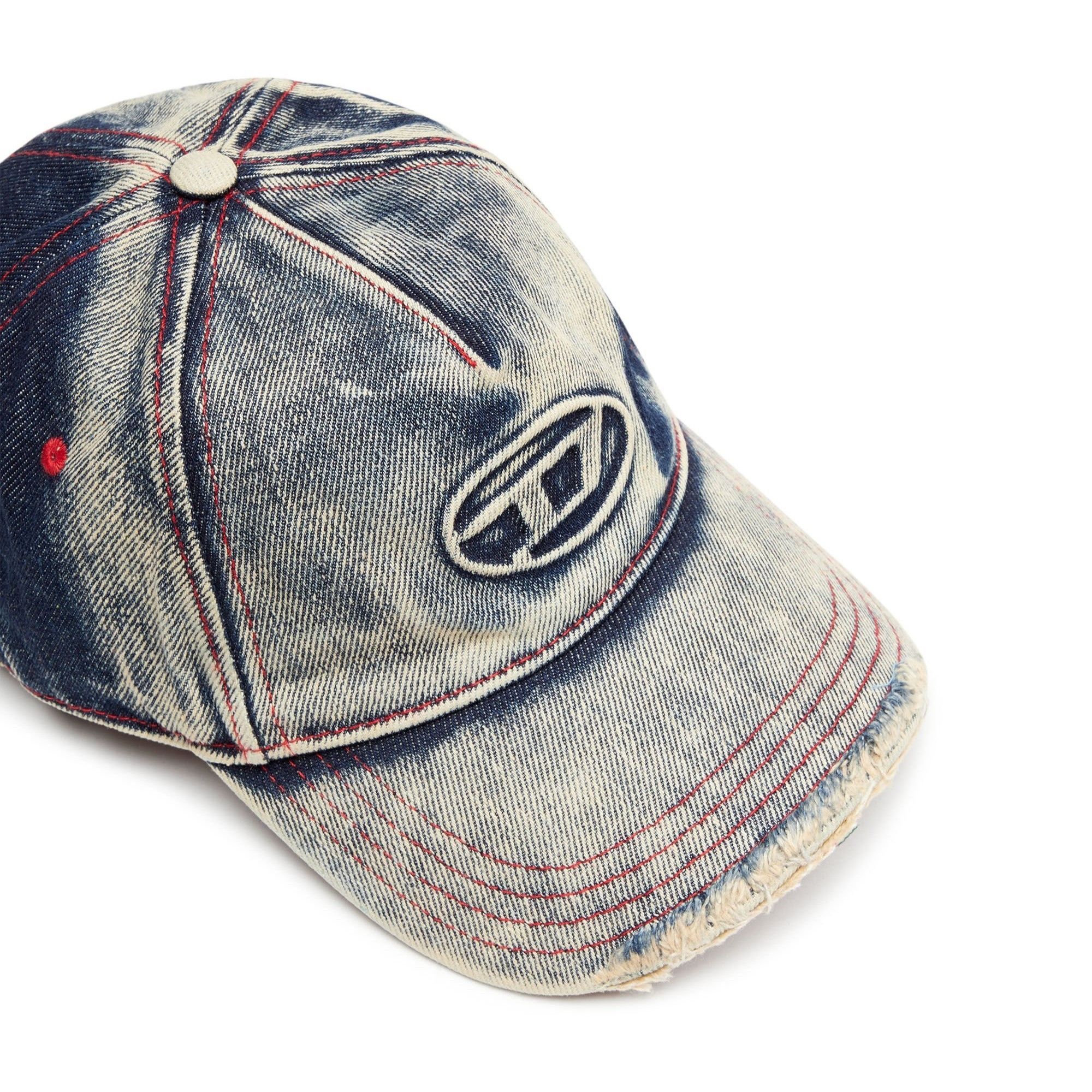 Diesel】C-Seymon デニム ダメージ加工 キャップ帽【関税込】 (DIESEL