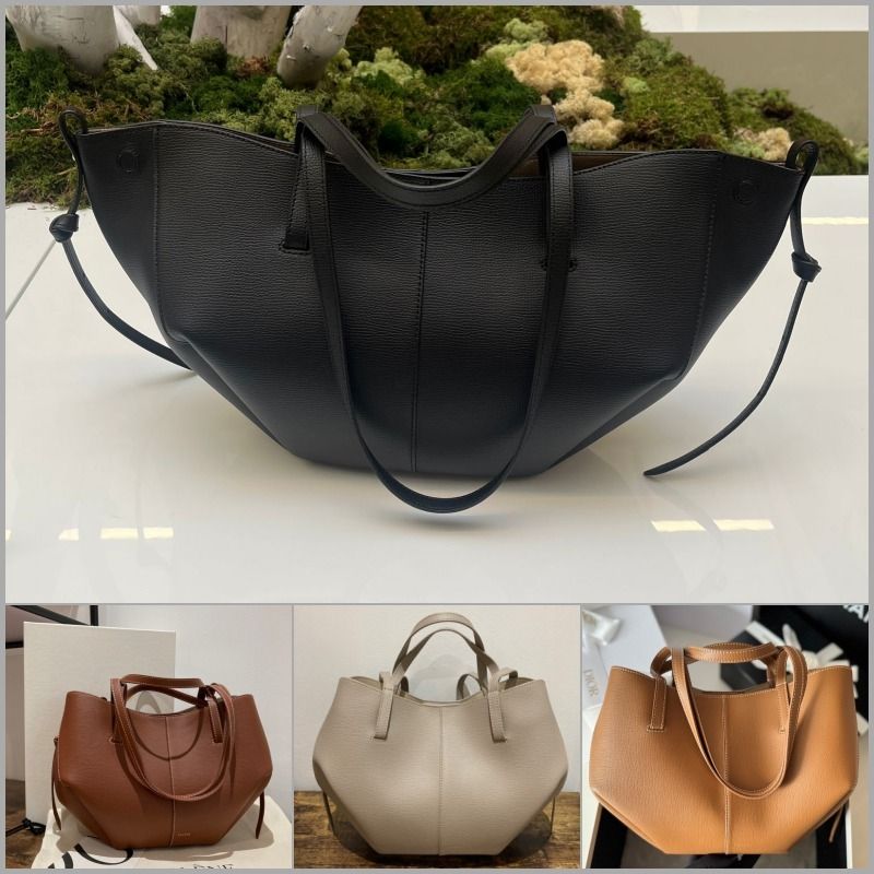 Polene】Cyme Mini ポレーヌ レザー トート バッグ (POLENE/トート